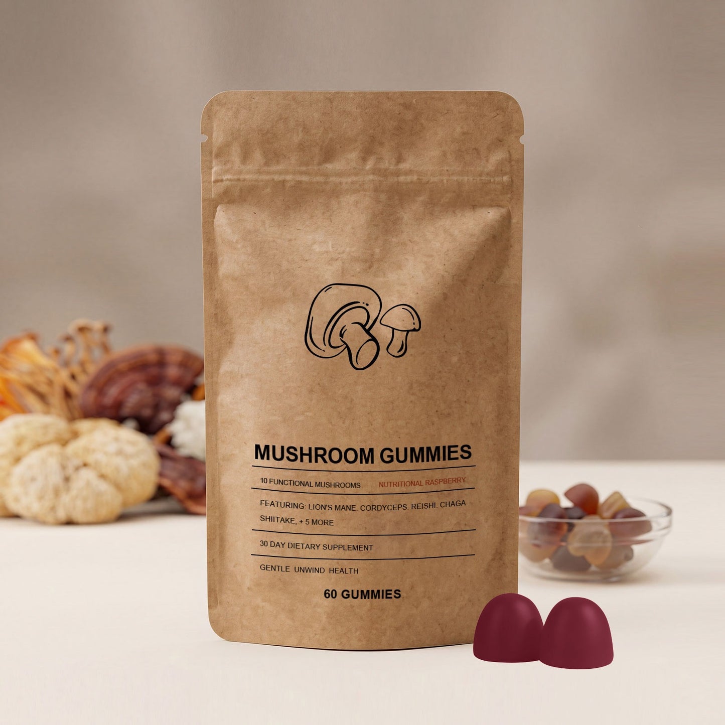 Mushroom Gut Health Gummies