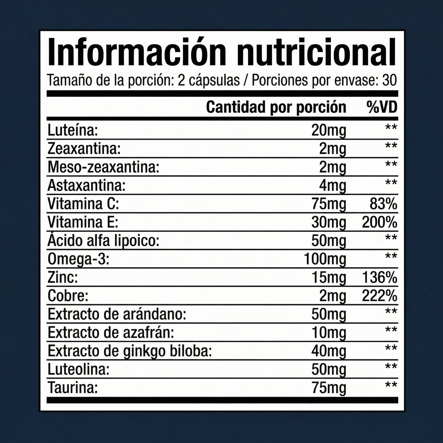 BellamyBliss™ Fórmula Avanzada para Ojos 15 en 1